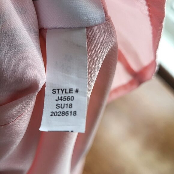 Pink Sunburst Tiered Floral Maxi Dress size 8 - Picture 3 of 12